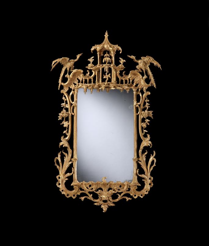A PAIR OF GEORGE III GILTWOOD MIRRORS   | MasterArt